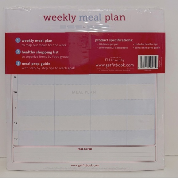 Fitlosophy Eat Fit Kit - Eat Fit Kit Meal Prep Guide - Picture 3 of 5